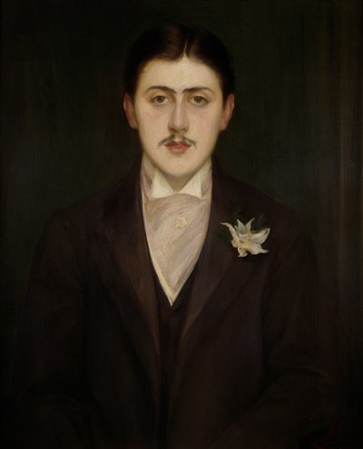 Portrait of Marcel Proust by Jacques Emile Blanche